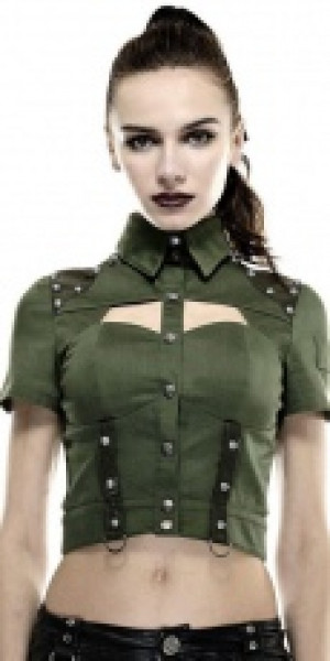  blouse Punk Rave Y-666/GR -  