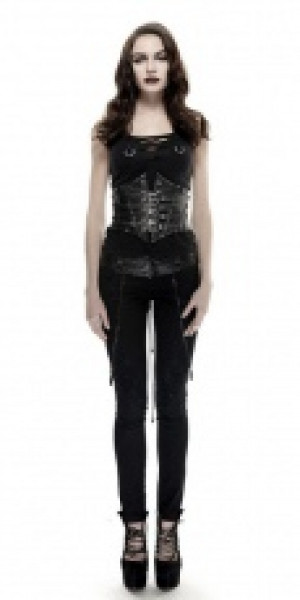  Corset Punk Rave Y-659/BK-SI -  