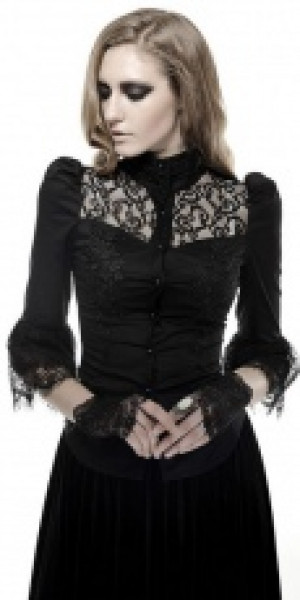  Blouse Punk Rave Y-668/BK -  