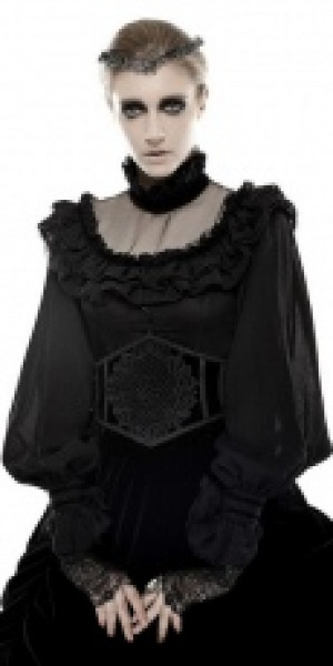  Blouse Punk Rave LY-054/BK -  