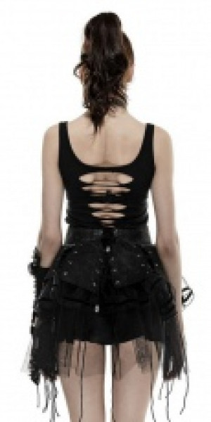  Skirt Punk Rave Q-284/BK -  