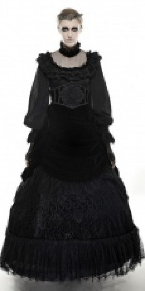  Skirt Punk Rave Q-281/BK -  
