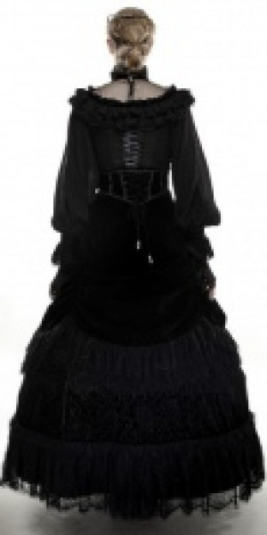  Skirt Punk Rave Q-281/BK -  