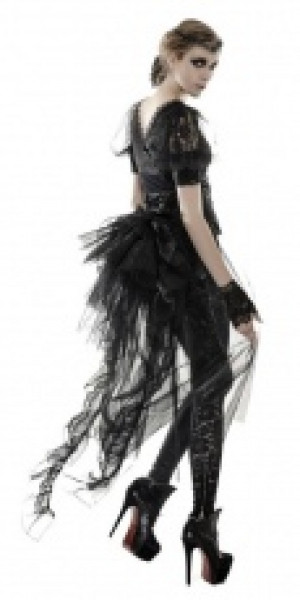  Skirt Punk Rave Q-287/BK -  