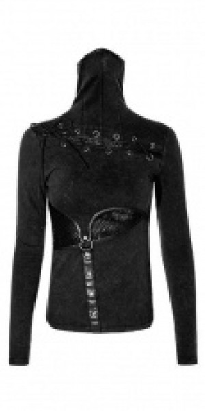  longsleeve Punk Rave T-432/BK -  