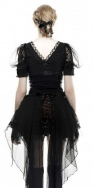  blouse Punk Rave LT-006/BK -  
