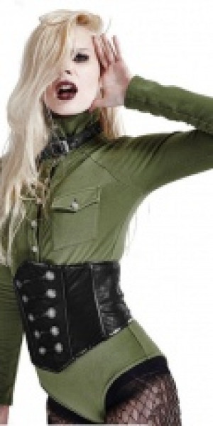  Corset Punk Rave S-184/BK -  