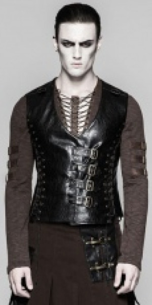  Vest Punk Rave Y-756/BK -  