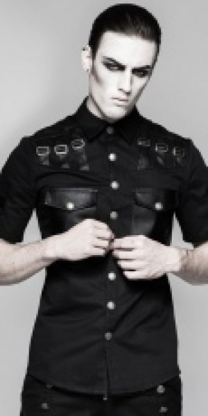  Shirt Punk Rave Y-744/BK -  