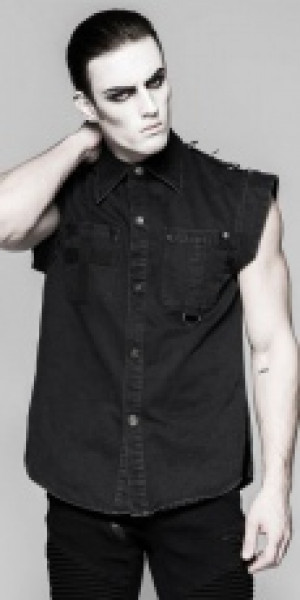  Shirt Punk Rave Y-762/BK -  