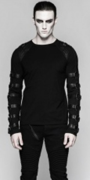  longsleeve Punk Rave T-457/BK -  