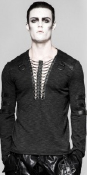 longsleeve Punk Rave T-462/BK -  