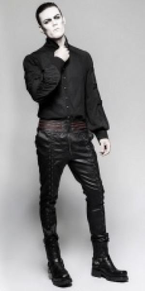  trousers Punk Rave K-285/BK-RD -  