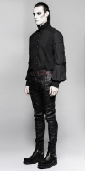  trousers Punk Rave K-285/BK-RD -  