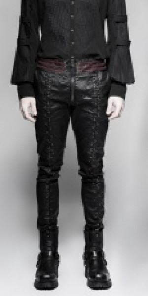  trousers Punk Rave K-285/BK-RD -  
