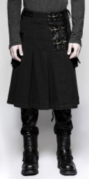  Skirt Punk Rave Q-319/BK -  
