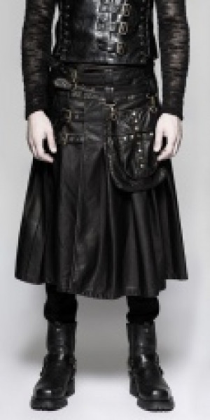 Kilt Skirt Punk Rave Q-325/BK -  
