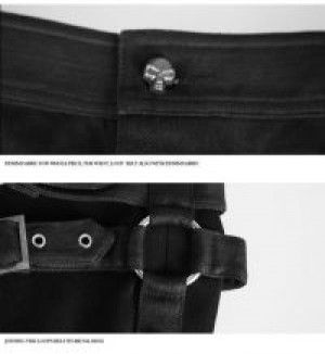  Trousers Punk Rave K-206/BK -  
