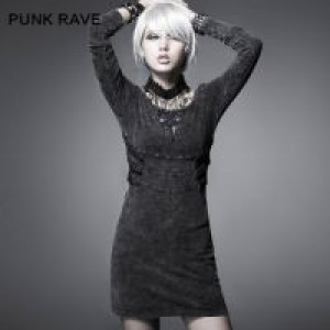  Bronze Vintage Dress Punk Rave Q-211/BK -  
