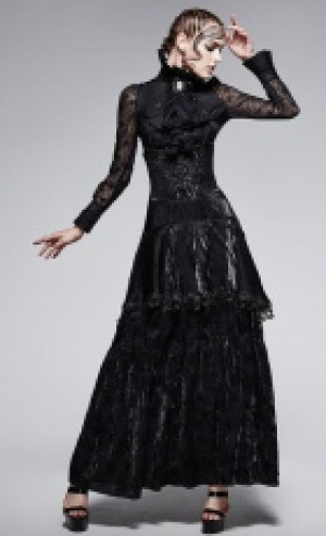  Goth skirt Victorian Retro Punk Rave Q-246/BK -  