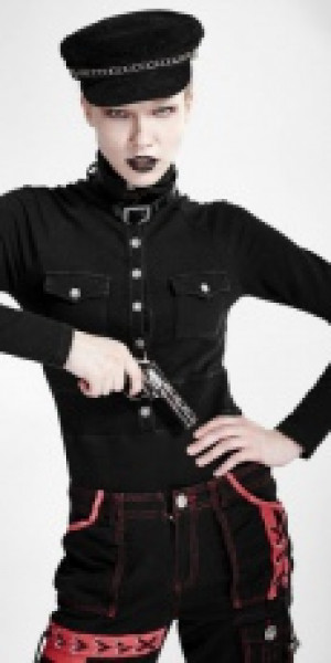  Shirt Punk Rave T-434/BK -  