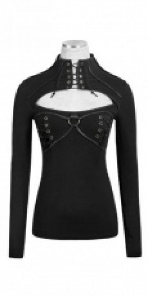  longsleeve Punk Rave T-437/BK -  