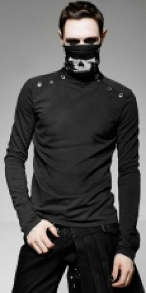  longsleeve Punk Rave T-439/BK -  