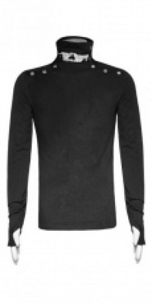  longsleeve Punk Rave T-439/BK -  