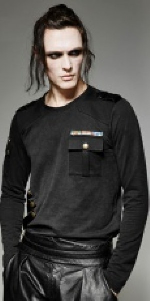  longsleeve Punk Rave T-440/BK -  