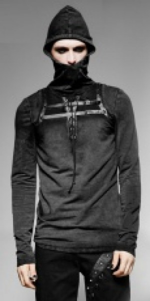  longsleeve Punk Rave T-442/BK -  