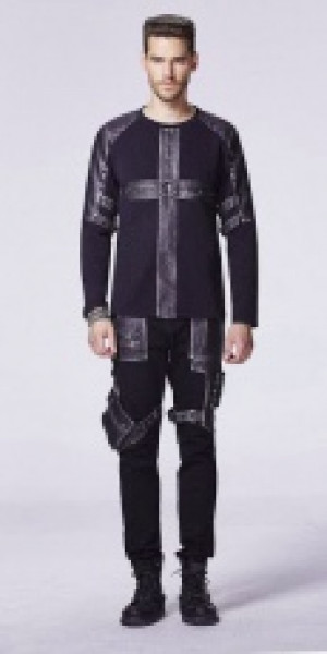  Punk Rave T-417/BK-SI -  