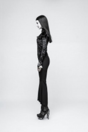 Брюки Gothic Silk Stitching Wide Leg Trousers - Изображение 5