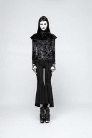 Брюки Gothic Silk Stitching Wide Leg Trousers - Изображение 4