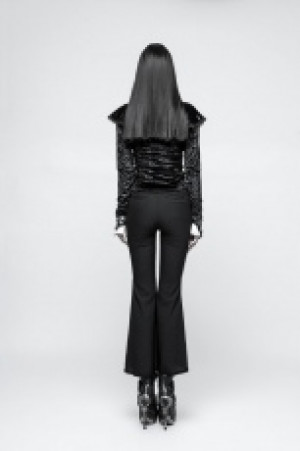 Брюки Gothic Silk Stitching Wide Leg Trousers - Изображение 6