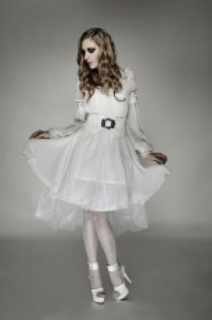  Skirt Punk Rave Q-287/WH -  