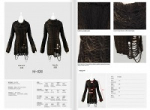  SWEATER Punk Rave M-026/BK -  