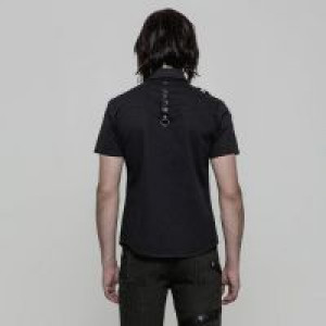  Punk Shirt Punk Rave WY-872CDM/BK -  