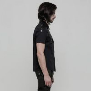  Punk Shirt Punk Rave WY-872CDM/BK -  