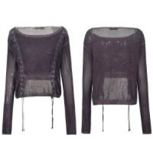  Double Row Corn Sweater Punk Rave PM-036/BK-VI -  