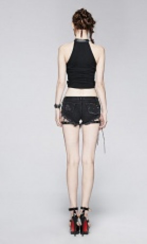  Short Bellybutton Vest -  2