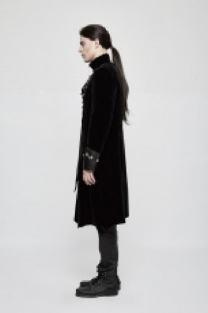  Handsome Punk Medium Length Coat Punk Rave Y-811/BK -  