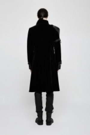 Handsome Punk Medium Length Coat Punk Rave Y-811/BK -  