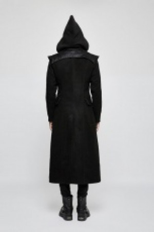 Gothic Long Coat Punk Rave Y-816/BK -  