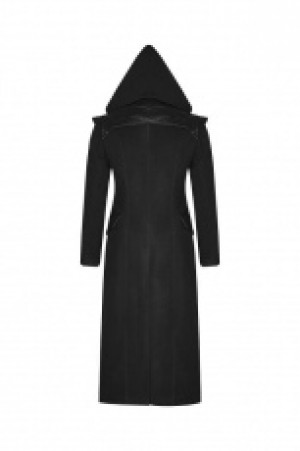  Gothic Long Coat Punk Rave Y-816/BK -  