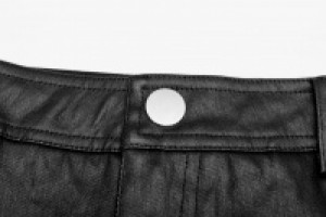  Punk PU Trousers Punk Rave OK-321PCM/BK -  