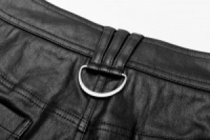  Punk PU Trousers Punk Rave OK-321PCM/BK -  