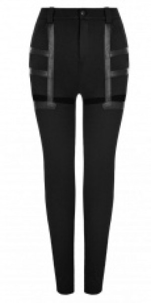 Daily Punk Hollow-out Stretch Pants Punk Rave OPK-158XCF/BK -  