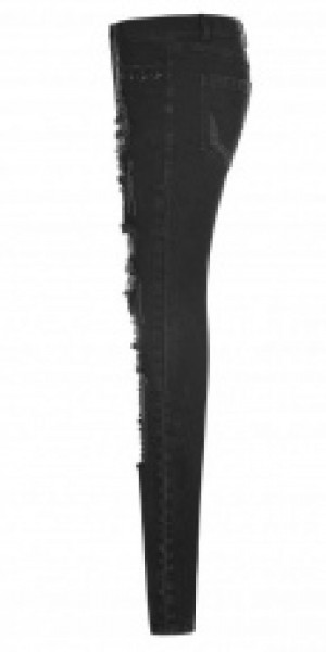 Personality Broken Hole Jeans Punk Rave OPK-209NCF/BK -  