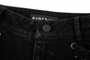  Personality Broken Hole Jeans Punk Rave OPK-209NCF/BK -  