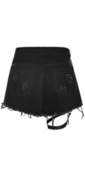  Metal Peach Heart Bandage Shorts Punk Rave OPK-210NDF/BK -  